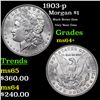 Image 1 : 1903-p Morgan Dollar $1 Grades Choice+ Unc