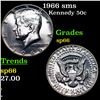 1966 sms Kennedy Half Dollar 50c Grades sp66