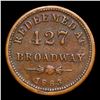 Image 2 : 1863 Fruit Dealers Civil War Token 1c Grades vf++