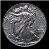 Image 2 : 1942-p Walking Liberty Half Dollar 50c Grades Select+ Unc