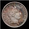 Image 2 : 1907-s Barber Dime 10c Grades Choice AU/BU Slider