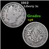 Image 1 : 1912 Liberty Nickel 5c Grades vg, very good