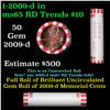 Image 1 : Shotgun Lincoln 1c roll, 2009-d Formative years 50 pcs Bank Wrapper.