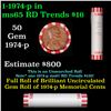 Image 1 : Shotgun Lincoln 1c roll, 1974-p 50 pcs Bank Wrapper.