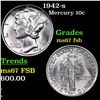 Image 1 : 1942-s Mercury Dime 10c Grades GEM++ FSB