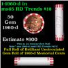 Image 1 : Shotgun Lincoln 1c roll, 1960-d 50 pcs Bank Wrapper.
