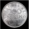 Image 2 : 1923-A German Weimar Republic 200 Marks Grades GEM Unc