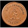 Image 3 : 1863 Knickerbocker Civil War Token 1c Grades Choice AU