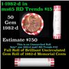 Image 1 : Shotgun Lincoln 1c roll, 1982-d 50 pcs Bank Wrapper.