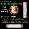 Image 1 : Shotgun Lincoln 1c roll, 1982-d 50 pcs Bank Wrapper.