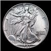Image 2 : 1941-p Walking Liberty Half Dollar 50c Grades Select Unc
