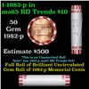 Image 1 : Shotgun Lincoln 1c roll, 1982-p 50 pcs Bank Wrapper.