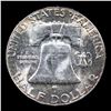 Image 3 : 1958-p Franklin Half Dollar 50c Grades Choice Unc FBL