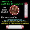 Image 1 : Shotgun Lincoln 1c roll, 1960-d 50 pcs Bank Wrapper.