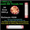 Image 1 : Shotgun Lincoln 1c roll, 1995-p 50 pcs Bank Wrapper.