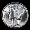 Image 2 : ***Auction Highlight*** 1942-s Mercury Dime Near TOP POP! 10c Graded ms67+ fsb BY SEGS (fc)