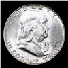 Image 2 : 1952-d Franklin Half Dollar 50c Grades Select Unc FBL