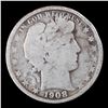 Image 2 : 1908-s Barber Half Dollars 50c Grades vg, very good