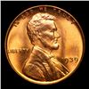 Image 2 : 1939-p Lincoln Cent 1c Grades Gem+ Unc RD