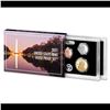 Image 1 : 2021 Mint Proof Set In Original Case! 7 Coins Inside!
