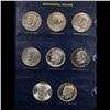 Image 5 : Complete! Eisenhower Dollar $1 Whitman Book, 1971-1978 Including All Proofs And Varities 32 Coins