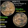 Image 1 : 1858 LL Flying Eagle Cent 1c Grades VF Details