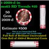 Image 1 : Shotgun Lincoln 1c roll, 2009-d Formative years 50 pcs Bank Wrapper.
