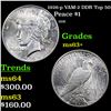 Image 1 : 1926-p Peace Dollar VAM-2 DDR Top 50 $1 Grades Select+ Unc