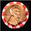 Image 2 : Shotgun Lincoln 1c roll, 1964-d 50 pcs Bank Wrapper.