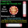 Image 1 : Shotgun Lincoln 1c roll, 1981-d 50 pcs Bank Wrapper.