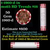 Image 1 : Shotgun Lincoln 1c roll, 1960-d 50 pcs Bank Wrapper.