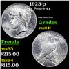 Image 1 : 1925-p Peace Dollar $1 Grades Choice+ Unc