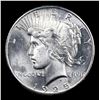Image 2 : 1925-p Peace Dollar $1 Grades Choice+ Unc