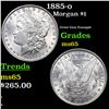 Image 1 : 1885-o Morgan Dollar $1 Grades GEM Unc