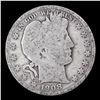 Image 2 : 1908-o Barber Half Dollars 50c Grades g+