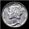 Image 2 : 1943-p Mercury Dime Near TOP POP! 10c Graded ms67+ BY SEGS