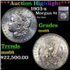 Image 1 : ***Auction Highlight*** 1903-s Morgan Dollar $1 Graded ms66 BY SEGS (fc)