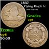 Image 1 : 1857 Flying Eagle Cent 1c Grades vg, very good