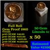 Image 1 : Proof Lincoln 1c roll, 1960 50 pcs