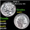 Image 1 : 1941-s Mercury Dime 10c Grades GEM+ Unc