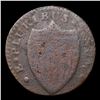 Image 3 : 1787 New Jersey Colonial Cent Outlined Shield 1c Grades f+