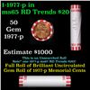 Image 1 : Shotgun Lincoln 1c roll, 1977-p 50 pcs Bank Wrapper.