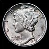 Image 2 : 1943-p Mercury Dime 10c Grades GEM++ Unc