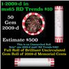 Image 1 : Shotgun Lincoln 1c roll, 2009-d Formative years 50 pcs Bank Wrapper.