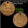 Image 1 : Cool No Date Ship Token Grades vf details