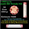 Image 1 : Shotgun Lincoln 1c roll, 1995-p 50 pcs Bank Wrapper.