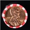 Image 2 : Shotgun Lincoln 1c roll, 1962-d 50 pcs Bank Wrapper.