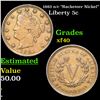 Image 1 : 1883 n/c "Racketeer Nickel" Liberty Nickel 5c Grades xf