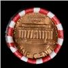 Image 2 : Shotgun Lincoln 1c roll, 1969-d 50 pcs Bank Wrapper.