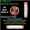 Image 1 : Shotgun Lincoln 1c roll, 2002-d 50 pcs Bank Wrapper.